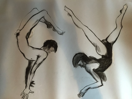 Pair of dancers - no 4 -
Life drawing in Caran D'Ache oil pencils
(Ref 8) Pair of dancers - no 4 -
Life drawing in Caran D'Ache oil pencils
(Ref 8)